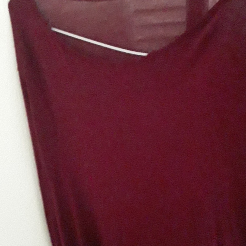 SWAK wine colored top 1x